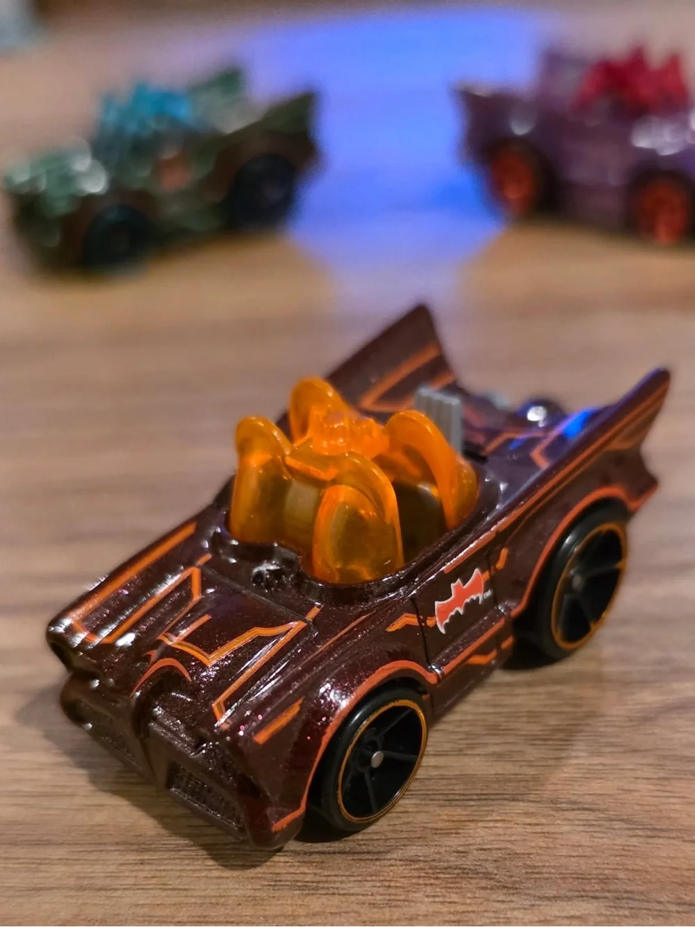 Hot Wheels Tooned Batmobiles 5 total